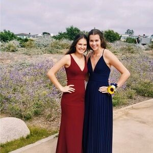 Elegant Burgundy Maxi Dresses